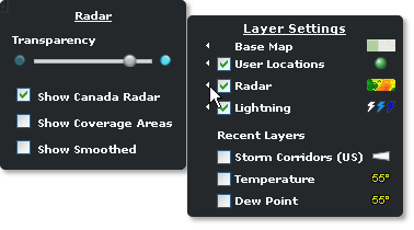 Radar Preferences